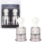 Easy Toys Fetish Collection Nipple and Clit Suckers Large 2 Piece
